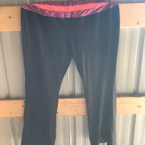 Yoga pants and athletic shorts